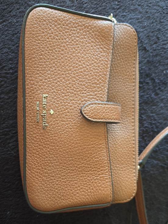kate spade Handbags - kate spade Pebbled Leather Crossbody in Tan with Gold Hardware